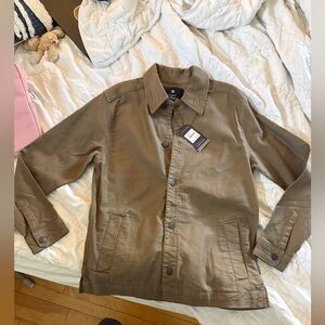 NWT Ben Sherman "Shitake" Brown Twill Chore Jacket - Size Small